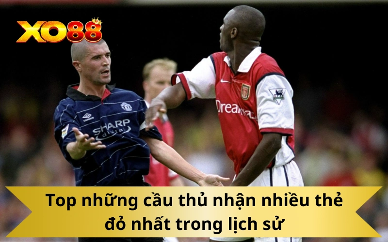 Top những cầu thủ nhận nhiều thẻ đỏ nhất trong lịch sử